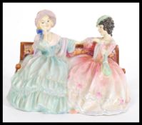 A Royal Doulton figural group, ' The Gossips ', HN1426, designed by Leslie Harradine, issued 1930-