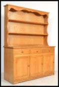A good quality ash / oak Welsh dresser having been commission made to the vendors requirements.