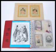 An album of 19th Century Victorian signatures and envelopes of correspondence from the Victorian