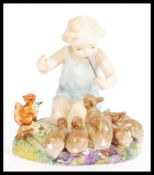 A Royal Worcester figure, Woodland Dance, modelled by F G Doughty, 10.5cm high, printed marks in