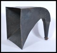 A vintage retro 20th Century Industrial reclaimed tannoy speaker horn for gramophone morning glory