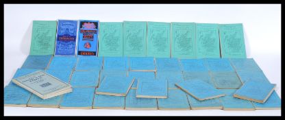 A large collection of vintage folding maps to include Bartholomew's Map of England And Wales (31