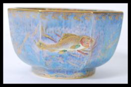 A Wedgwood Fairyland lustre octagonal bowl, circa