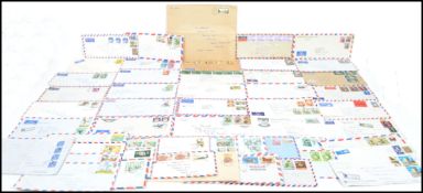 A small group of fifty commercial stamp covers fro