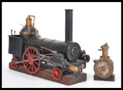 A vintage scratch built engine of small proportions ( built by the vendors husband many years