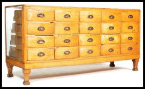 EARLY 20TH CENTURY ART DECO SHOP HABERDASHERY DISPLAY COUNTER