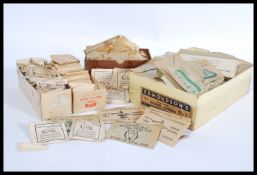 A large selection of vintage perspex watch glasses to include OVA unbreakable watch crystals,