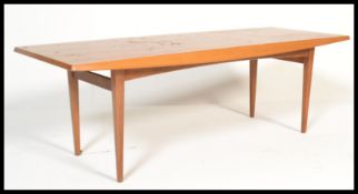 Gordon Russell Of Broadway - A retro vintage 1960's teak wood coffee table. The table having a