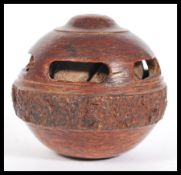 Natural History - a Brazil nut (Bertholletia excelsa) husk or shell. Believed to be a 19th Century