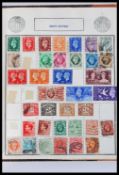 A vintage stamp album containing all world stamps