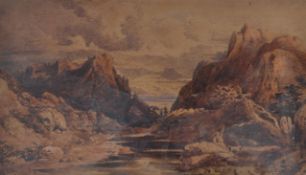 JOHN VARLEY ( 1778 - 1842 ) WATERCOLOUR PAINTING R