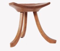 19TH CENTURY LIBERTY OF LONDON THEBES ARTS & CRAFTS STOOL