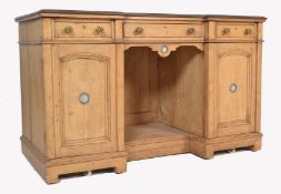 19TH CENTURY VICTORIAN WEDGWOOD CAMEO PLAQUE ASH WOOD DESK.