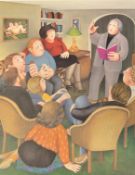 BERYL COOK OBE (1926-2008) POETRY READING SIGNED PRINT