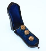 SET OF THREE CELTIC KNOT BUTTONS