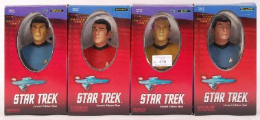 COLLECTION OF SIDESHOW COLLECTIBLES STAR TREK CHARACTER BUSTS