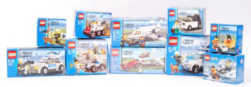 COLLECTION OF 10X LEGO CITY BOXED FACTORY SEALED SETS