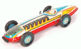 RARE VINTAGE 1940'S MARX TOYS TINPLATE CLOCKWORK RACING CAR