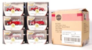 TRADE BOX OF MATCHBOX COLLECTIBLES 50 YEARS DIECAST FIRE ENGINES