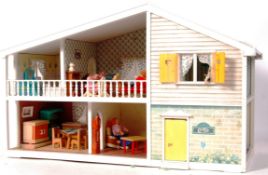 SWEDISH 1970'S LUNDBY GOTHENBURG 6 ROOMED DOLLS HOUSE