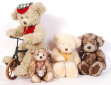 COLLECTION OF ASSORTED TEDDY BEARS - RUSS, STEIFF ETC