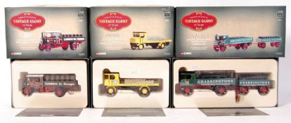 ASSORTED CORGI VINTAGE GLORY OF STEAM SCALE DIECAST MODEL VEHICLES
