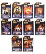 ASSORTED MATTEL HOT WHEELS STAR WARS RELATED CARDED DIECAST