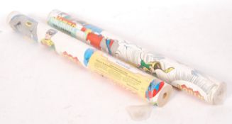 ORIGINAL 1980'S DC COMICS SUPER HEROES WALLPAPER ROLLS