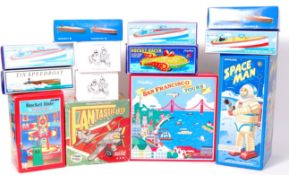 ASSORTED TINPLATE CLOCKWORK MODELS - SCHYLLING & OTHERS