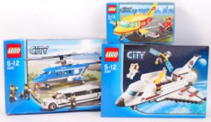 COLLECTION OF 3X LEGO CITY FACTORY SEALED SETS