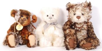 COLLECTION OF CHARLIE BEARS EXCLUSIVE TEDDY BEARS