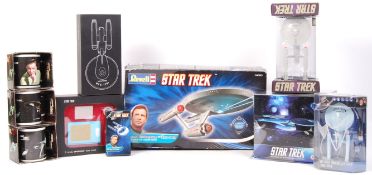 COLLECTION OF ASSORTED STAR TREK MEMORABILIA & TOYS