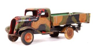 ORIGINAL LEHMANN TINPLATE TIPPING TRUCK GNOM TOY NO.814