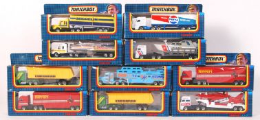 COLLECTION VINTAGE MATCHBOX DIECAST MODEL LORRIES / TRUCKS
