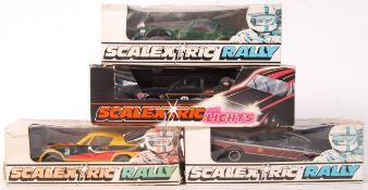 COLLECTION OF VINTAGE BOXED SCALEXTRIC SLOT RACING CARS