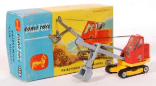 VINTAGE CORGI MAJOR TOYS DIECAST MODEL PRIESTMAN CUB SHOVEL