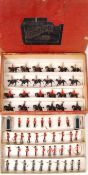 RARE ANTIQUE BRITAINS LEAD SOLDIER BOX SET NO.93 ' HOUSEHOLD CAVALRY '