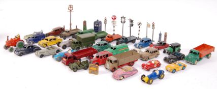 LARGE COLLECTION OF EARLY VINTAGE DINKY TOYS DIECAST MODELS