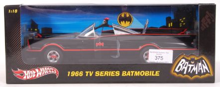 HOT WHEELS 1:18 SCALE BATMAN 1966 TV SERIES BATMOBILE DIECAST