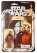 RARE VINTAGE STAR WARS CARDED ' SNAGGLETOOTH ' ACT