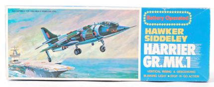 VINTAGE RATFORM BATTERY OPERATED 'HAWKER SIDDELEY' HARRIER