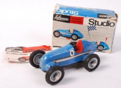 VINTAGE SCHUCO STUDIO 1050 TINPLATE CLOCKWORK RACING CAR
