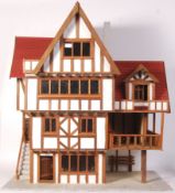 INCREDIBLE LARGE SCALE 20TH CENTURY BAVARIAN STYLE DOLLS HOUSE