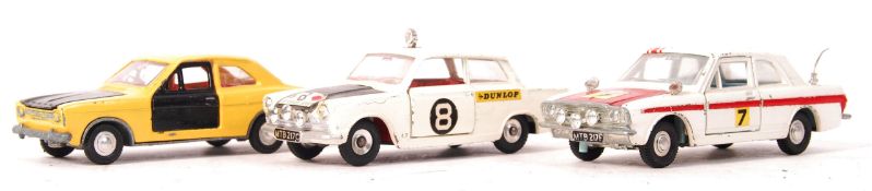 VINTAGE DINKY FORD CORTINA / ESCORT DIECAST MODELS