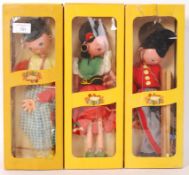 ASSORTED BOXED PELHAM PUPPETS; DUTCH BOY, GYPSY, TYROLEAN BOY