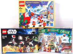 COLLECTION OF 3X LEGO CHRISTMAS ADVENT CALENDARS