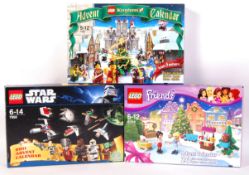 COLLECTION OF LEGO CHRISTMAS ADVENT CALENDARS