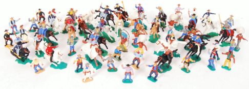 ASSORTED VINTAGE 1970'S TIMPO MADE COWBOYS AND INDIANS