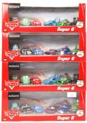 RARE DISNEY PIXAR ' CARS ' EXCLUSIVE ' SUPER 6 ' DIECAST MODEL SETS