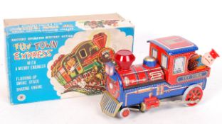VINTAGE JAPANESE TINPLATE TOY TOWN EXPRESS RAILWAY TRAIN